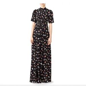 byTiMo Floral Maxi Short Sleeve Medium Dress